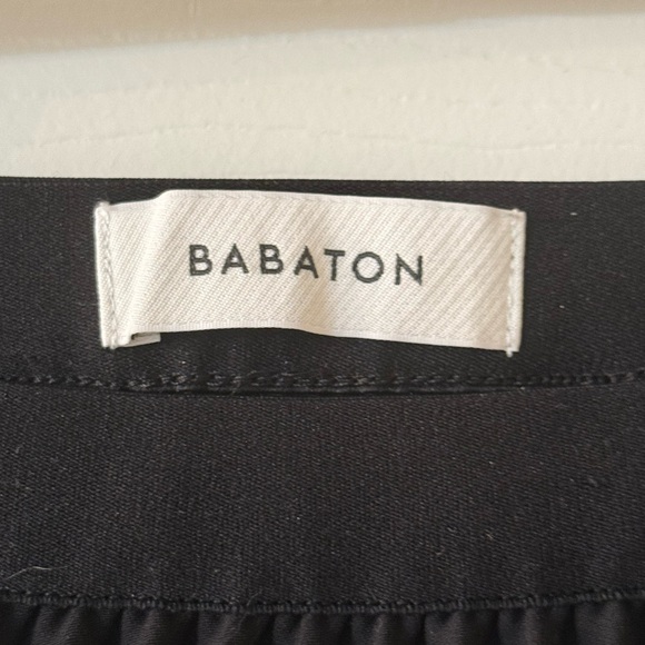 Aritzia Babaton “Ladder Skirt” Black Pleated Skirt - Picture 2 of 7